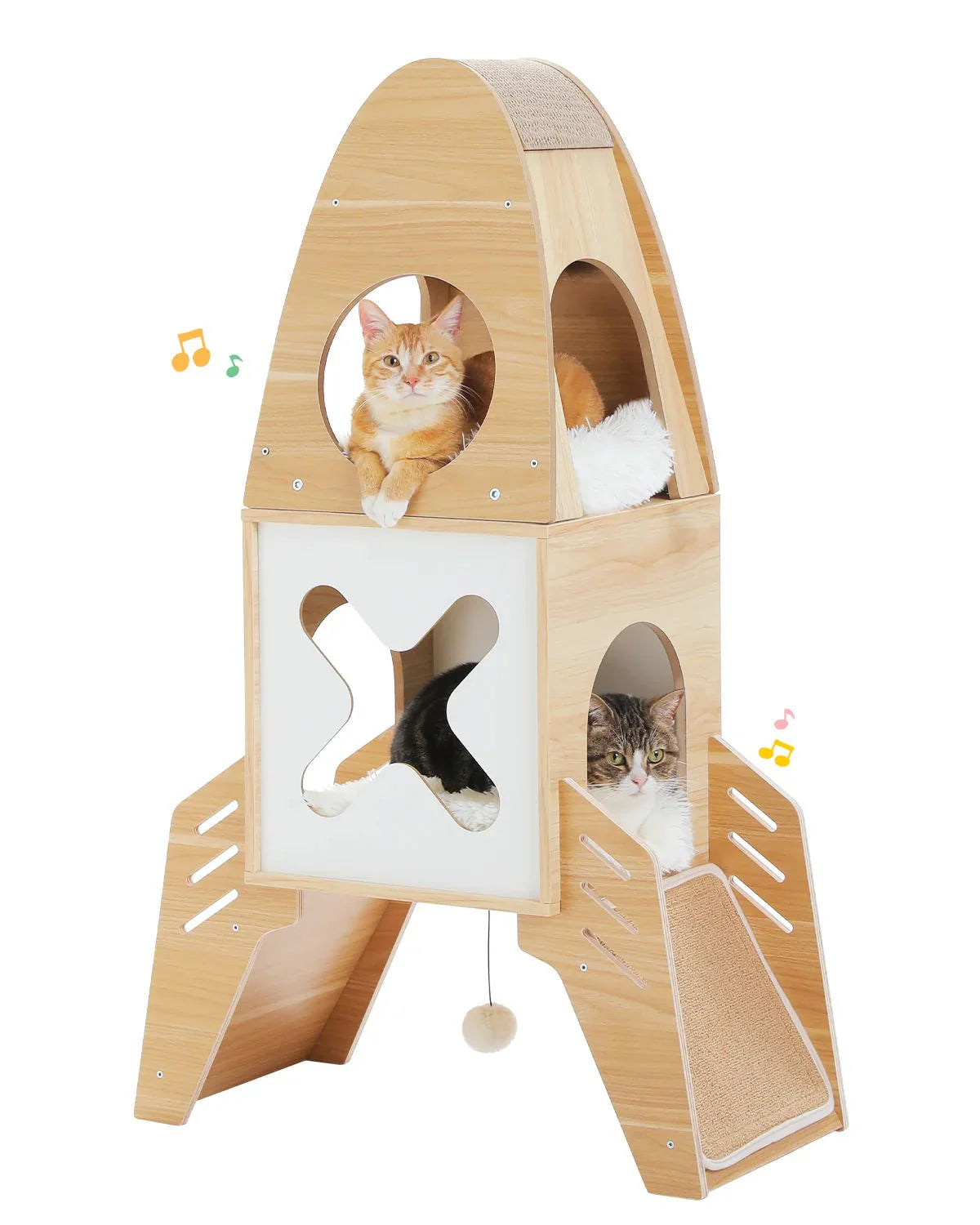 110cm Rocket Cat Tree Tower Scratching Post-0