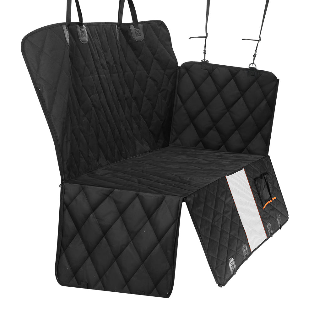 Waterproof Non-Slip Dog Car Seat Cover & Hammock with Safety Belt