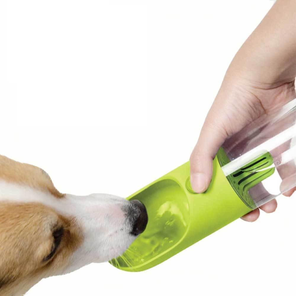 380ml Portable Pet Water Bottle with Filter – Travel Hydration Cup for Dogs & Cats