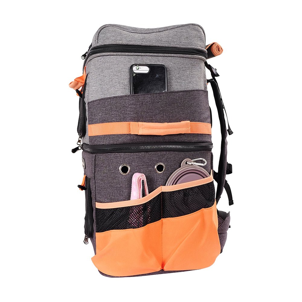 TWO-TIER HANDSFREE PET BACKPACK CARRIER-1