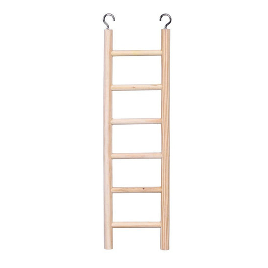 4x Small Wooden Ladder Bird Budgie Canary Hamster Mouse Cage Toys-0