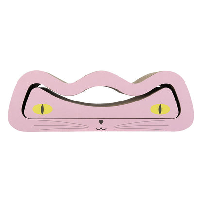 i.Pet Cat Scratching Board – Durable Cardboard Scratcher with Catnip