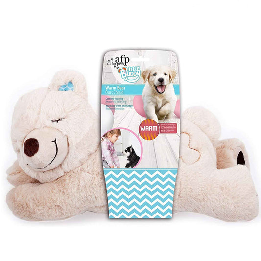 AFP Puppy Comfort Plush Toy – Warm Bear with Heat Pack & Sleep Aid