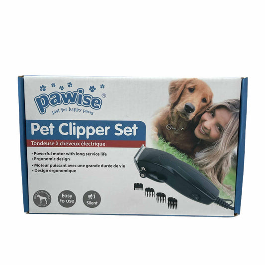 Quiet Electric Pet Hair Clippers Set – Professional Grooming Kit for Dogs & Cats