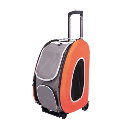 Eva Pet Wheeled Multifunctional Carrier - Blue-5