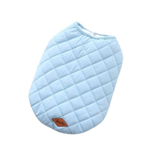 Padded Luxe Dog Vest - Blue-0