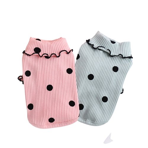 Polka Dot Cotton Sweater-0