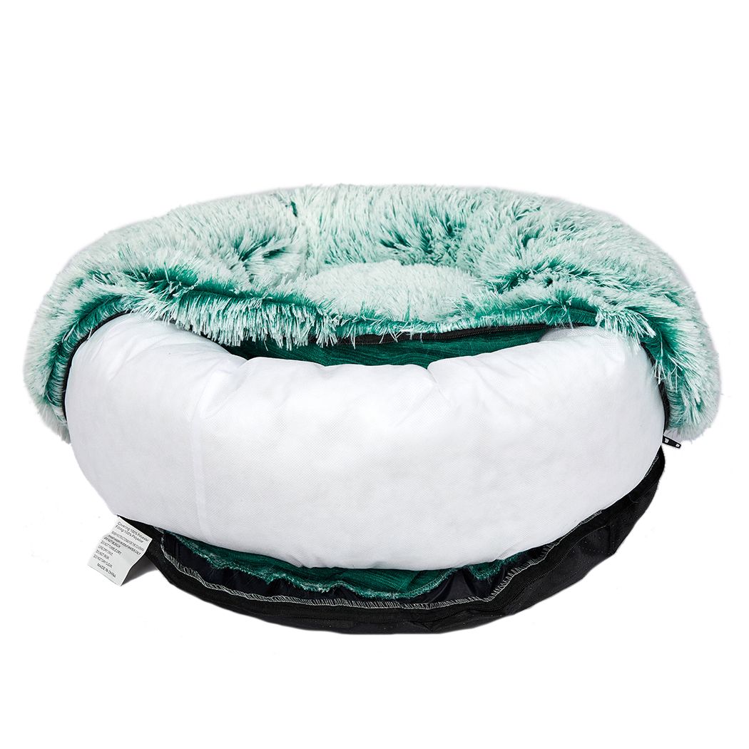 Soothing Calming Donut Pet Bed in Teal-1