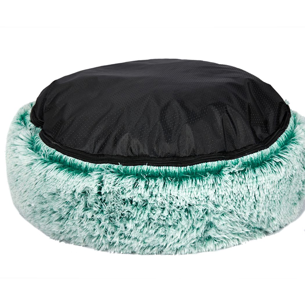 Soothing Calming Donut Pet Bed in Teal-2